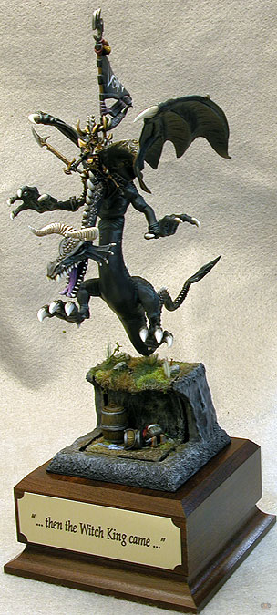 Dark Elf Witch King on Black Dragon