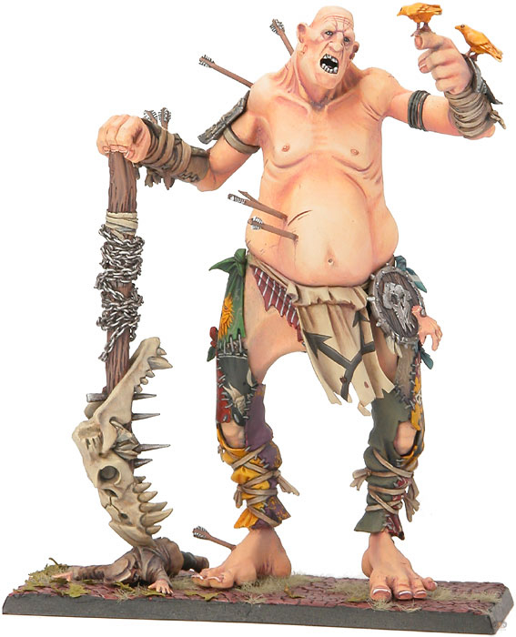 Giant with Birds
