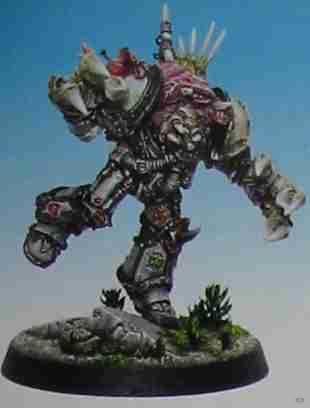 Champion de Nurgle en armure Terminator