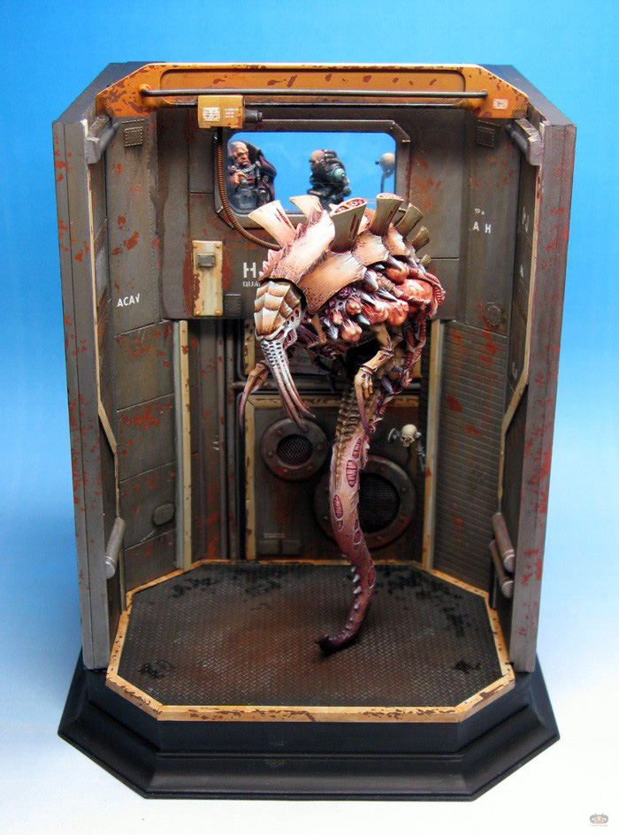 Tyranid in an IG Holding Cell