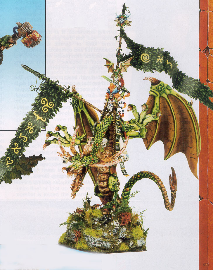 Wood Elf General on Forest Dragon