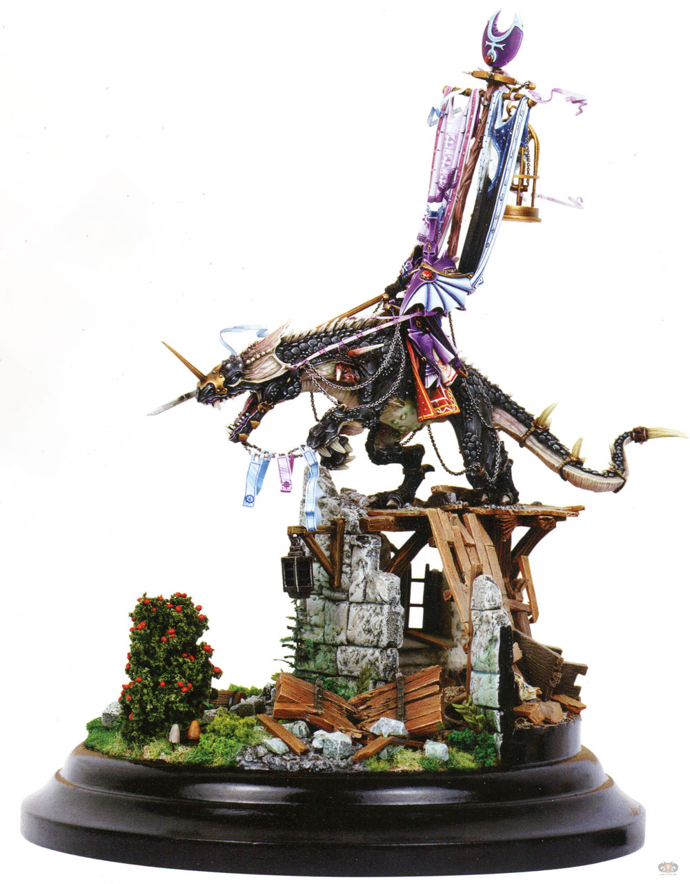 Slaanesh Exalted Champion on Carnosaur