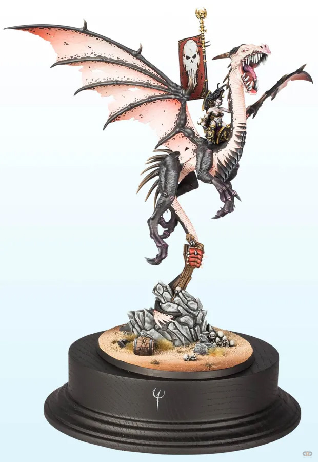 Sorceress on Black Dragon